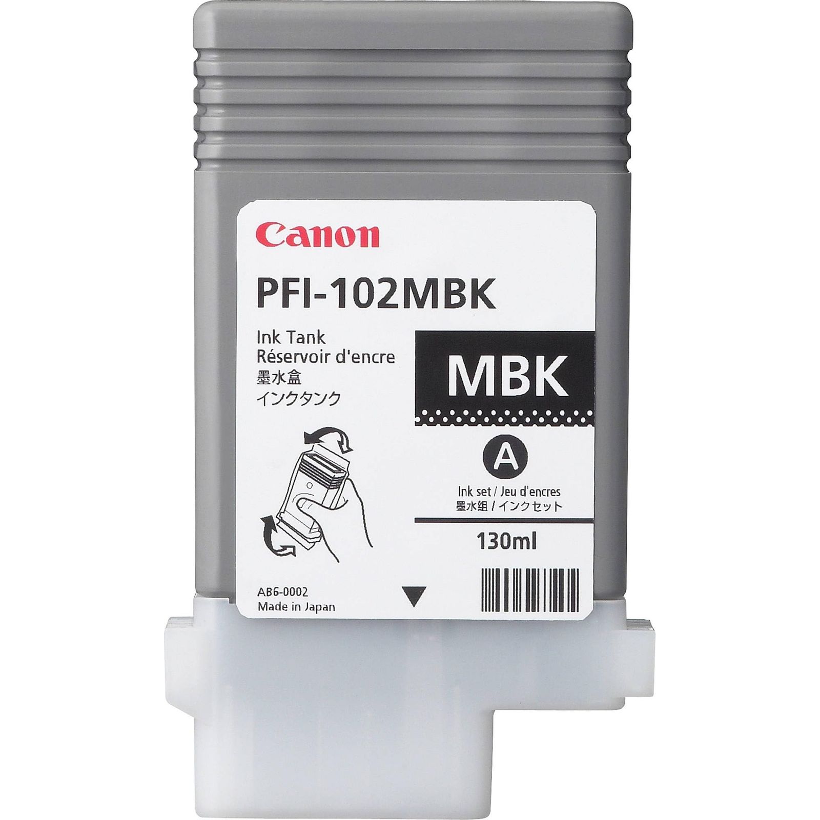 Canon 純正インクタンク マットブラック PFI-102MBK 0894B001 