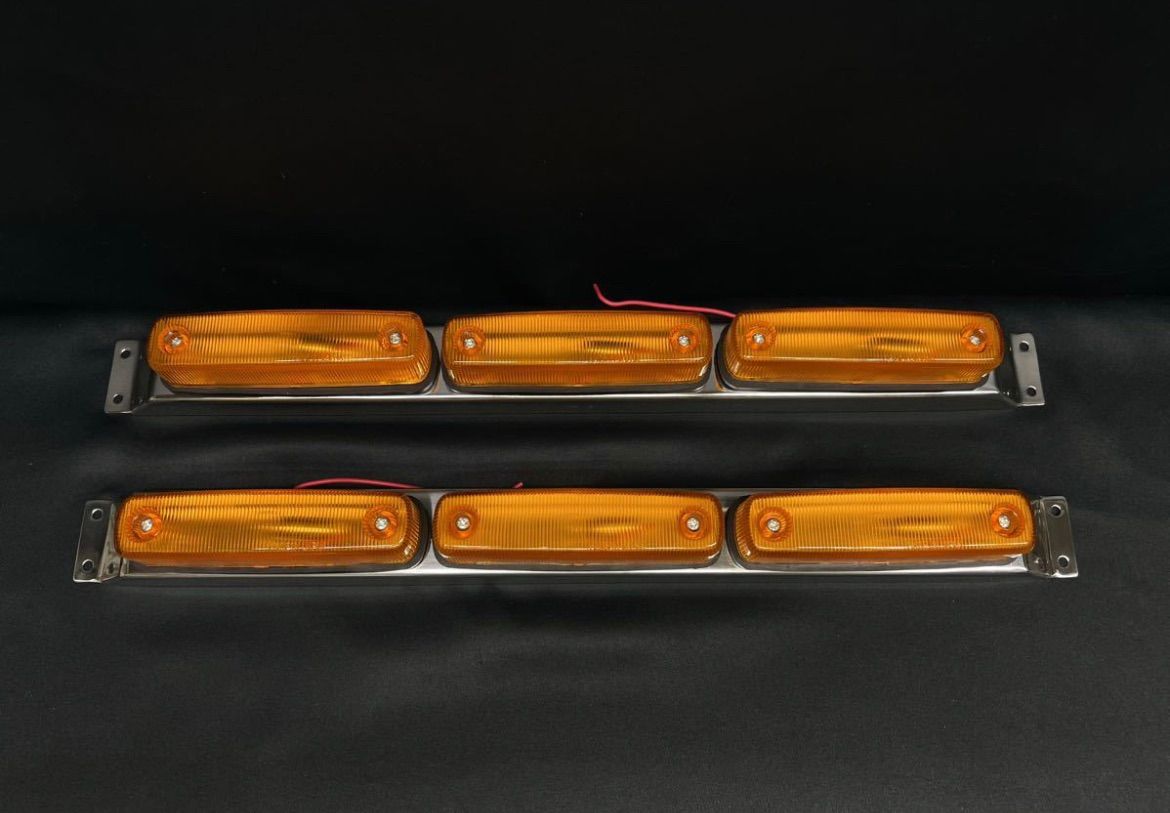 トラック 車高灯 3連 4個セット 3連車高灯Pa-man