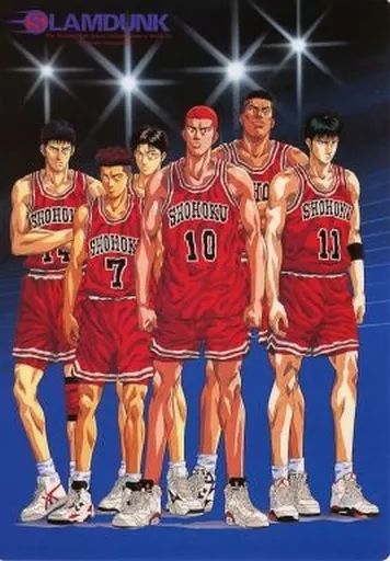 中古】下敷き 湘北高校バスケ部 B5下敷き 「SLAM DUNK