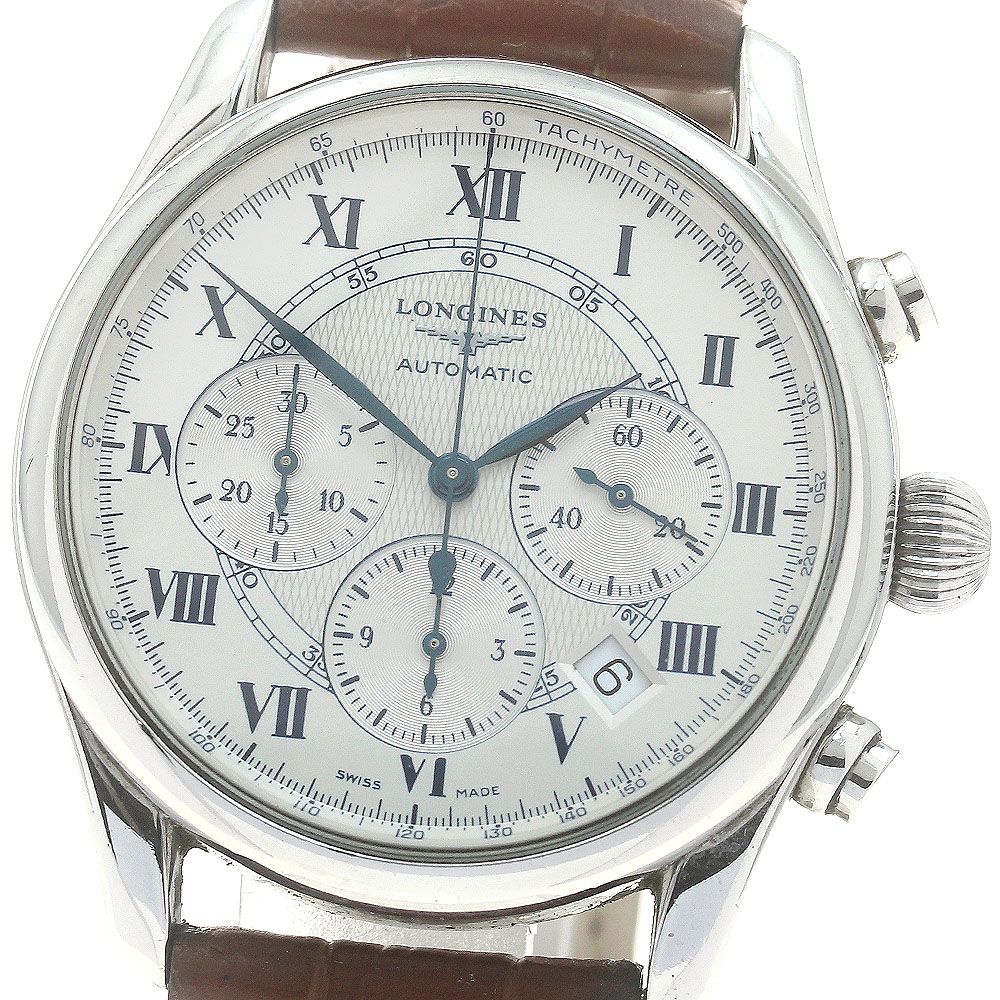ロンジン LONGINES L2.622.4 ウィームス クロノグラフ 自動巻き メンズ保証書付き_871714