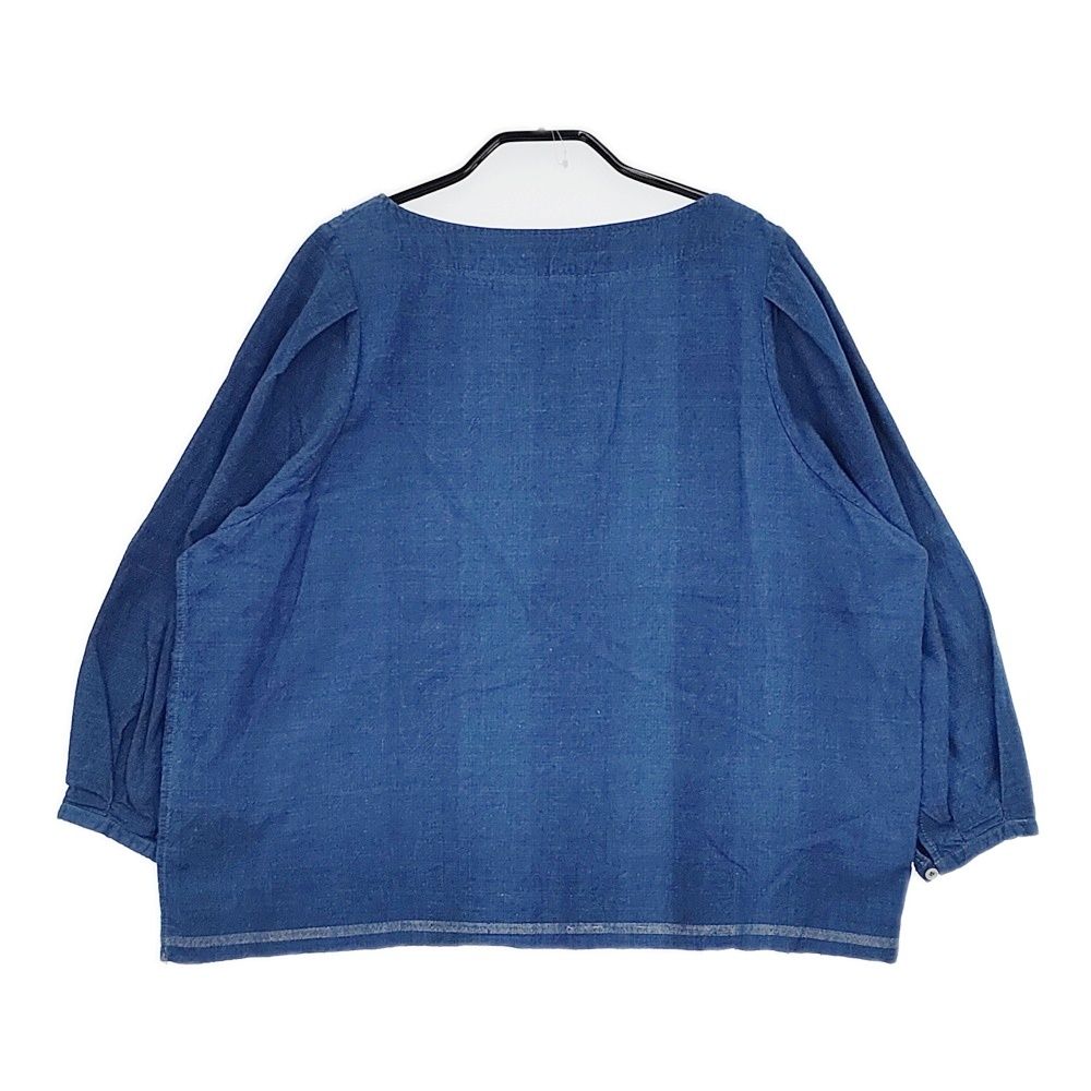 45r 藍カディのブラウス 45rpm 【公式通販】