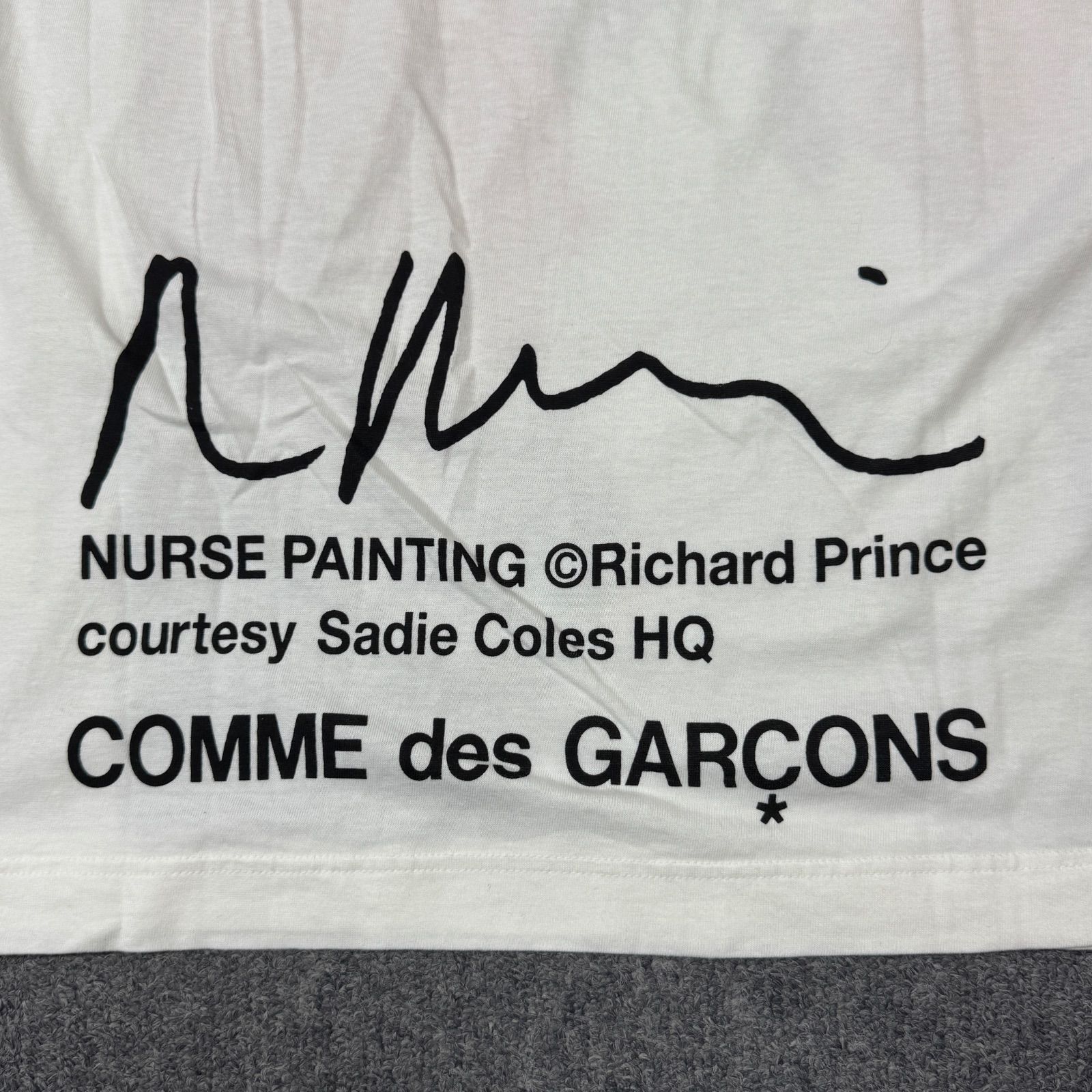 COMME des GARCONS SHIRT Richard Prince ナースプリントTシャツ 半袖 
