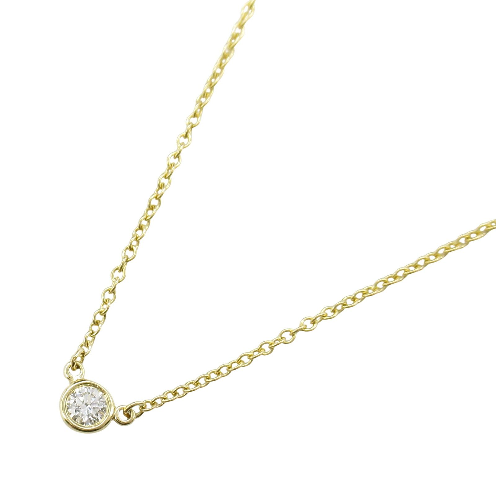 Tiffany & Co. ゴールドネックレス　バイザヤード ティファニー TIFFANY＆CO ネックレス バイザヤードネックレス