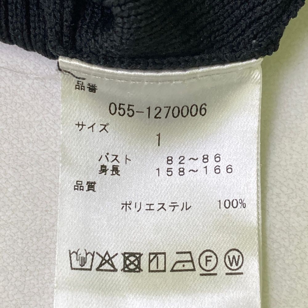 サイズ：1 PEARLY GATES パーリーゲイツ  モックネック ニットシャツ  ブラック系 [240101474803] ゴルフウェア レディース ストスト サイズ：1 PEARLY GATES パーリーゲイツ モックネック ニット