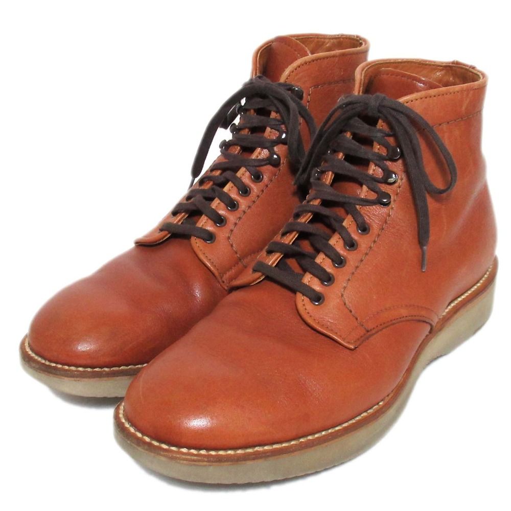 美品 Alden オールデン BEAMS別注 MANSON BOOTS マンソンブーツ レザー レースアップ ショートブーツ 45820H 7.5  25.5cm相当 ブラウン メンズ 古着 中古 USED - メルカリ