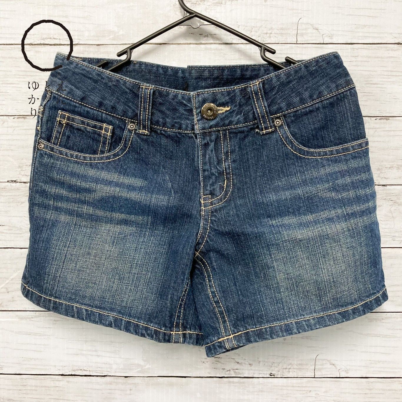 昭和レトロ Comfort Basic デニムショートパンツ ジーンズ LL