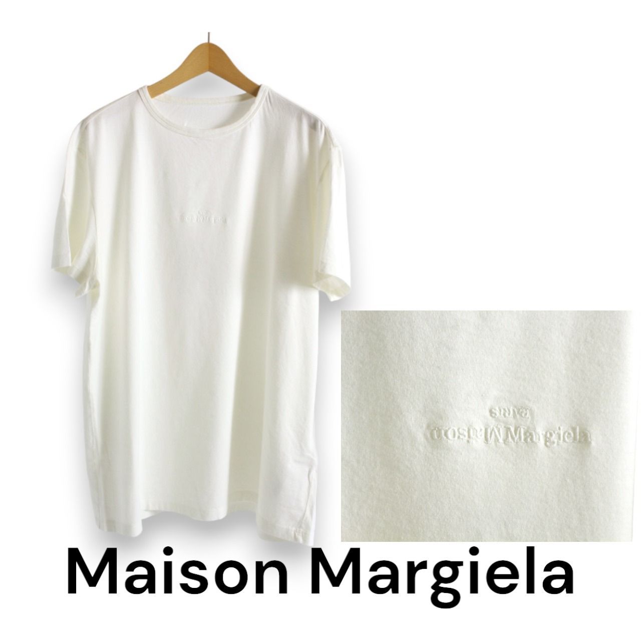 新品】 メゾンマルジェラ MAISON MARGIELA 10 リバースロゴ Tシャツ