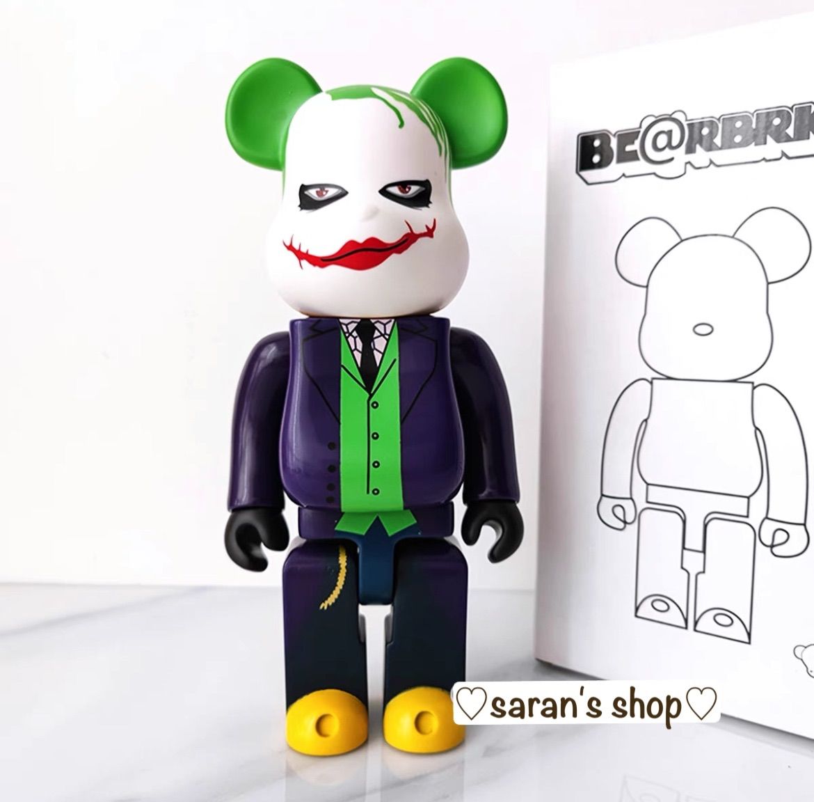 最安値】ベアブリック BE@RBRICK 400% 28センチ ジョーカー - メルカリ