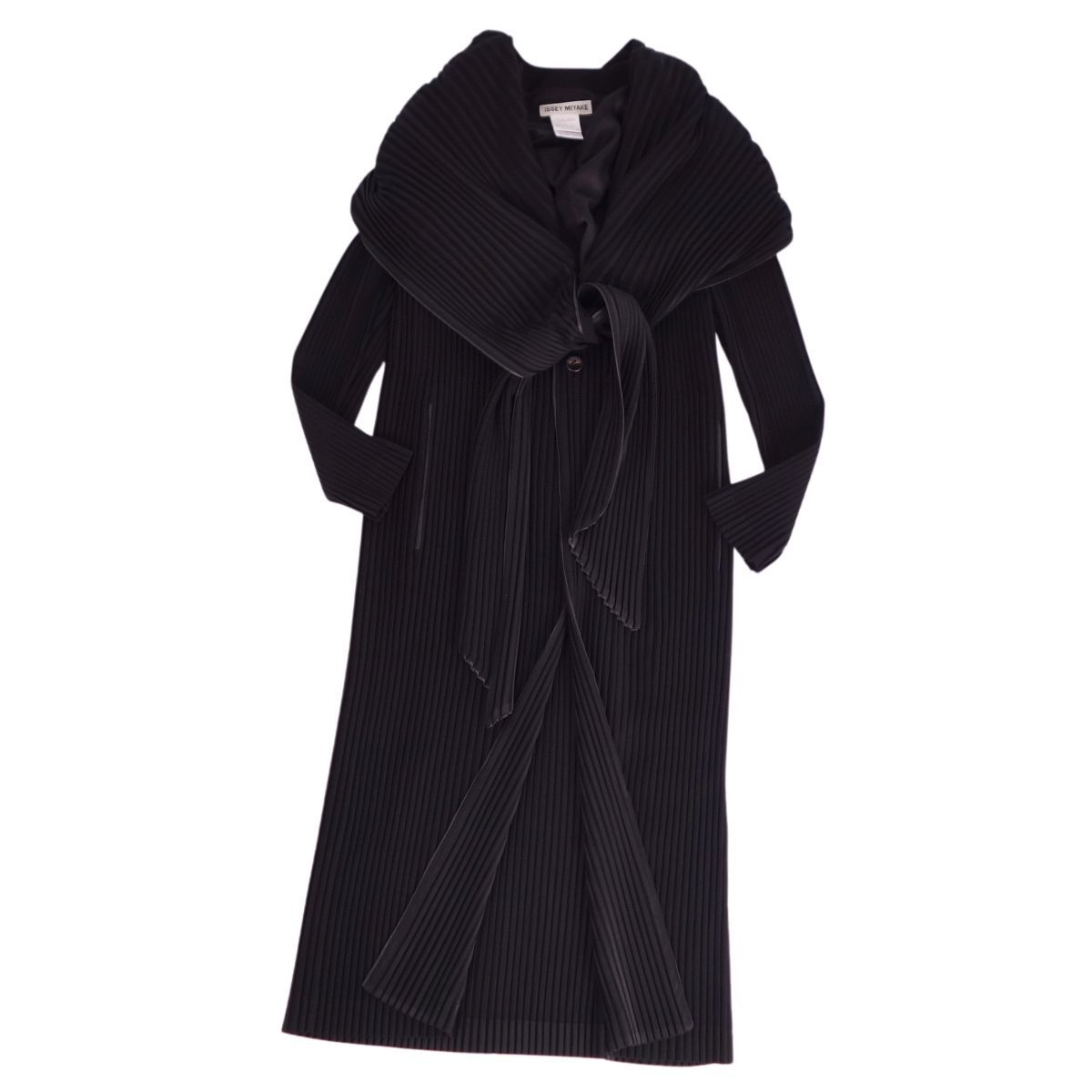 美品 イッセイミヤケ ISSEY MIYAKE コート ロングコート