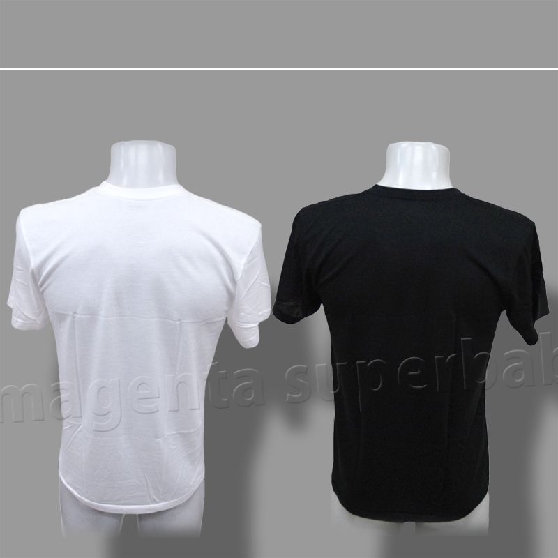 新品 BOBSON Tシャツ 【2枚組】 半袖 メンズ 白 黒 インナー