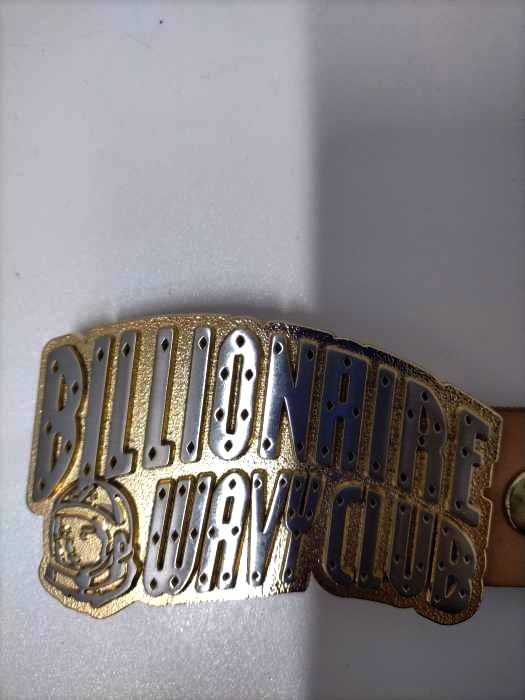 美品✨️ビリオネアボーイズクラブ ベルト バックル メンズ ビリオネアボーイズクラブ Billionaire Boys Club JP THE WAVY レザー
