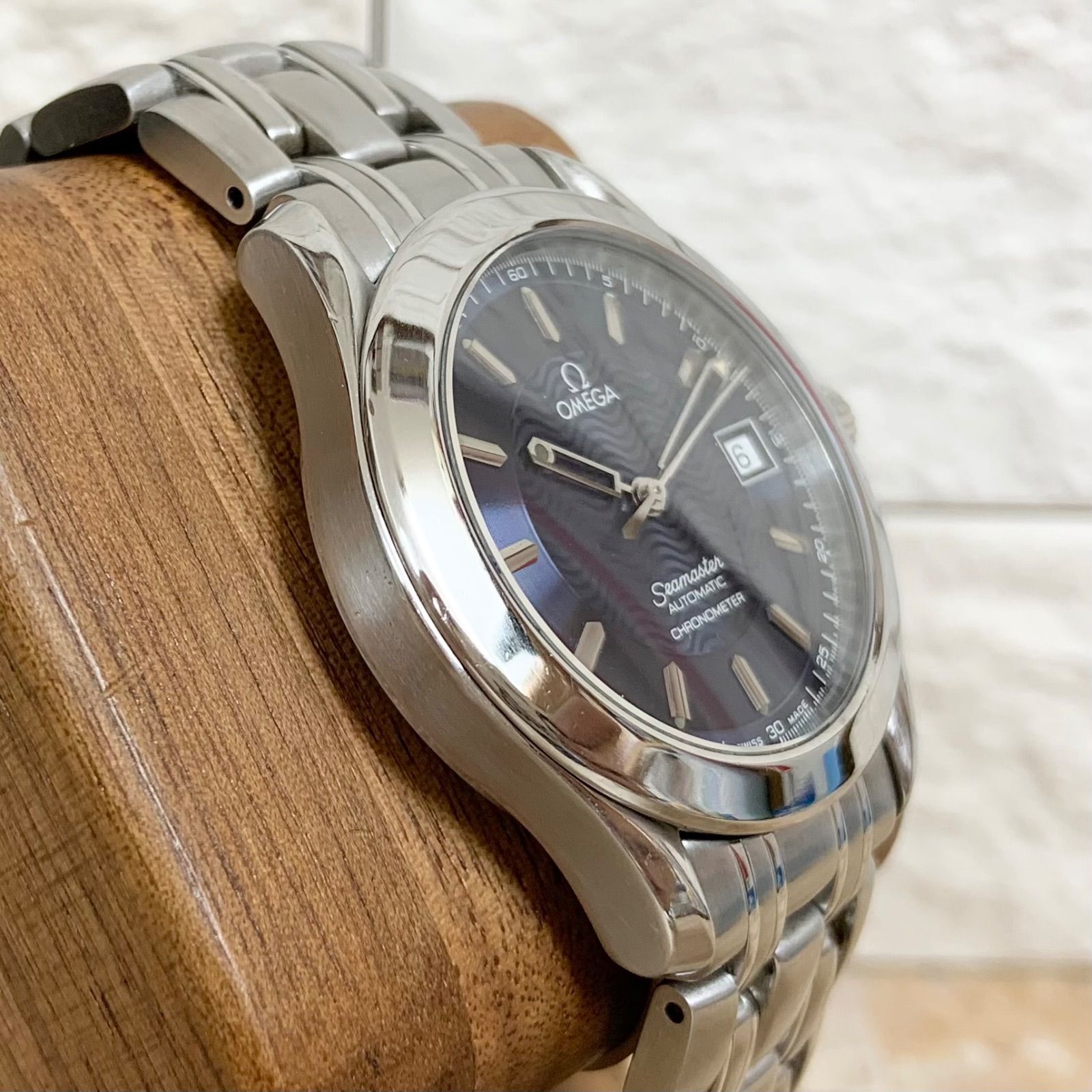 OMEGA Seamaster 青文字盤 120m防水 Omega Seamaster 120m Blue Dail 36 mm for $1,547 for sale