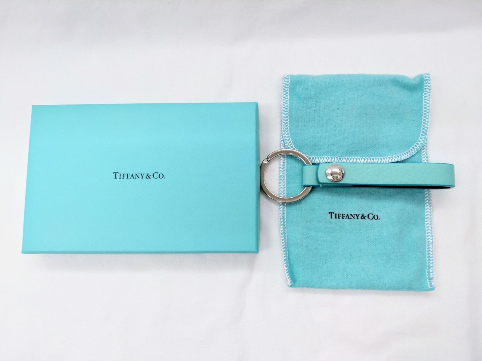 Tiffany & Co. ティファニー レザーキーリング キーストラップ
