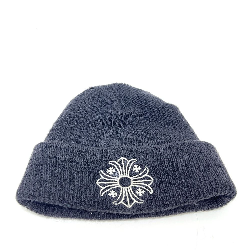 クロムハーツ ニット帽 ChromeHearts サーマル ビーニー ブラック