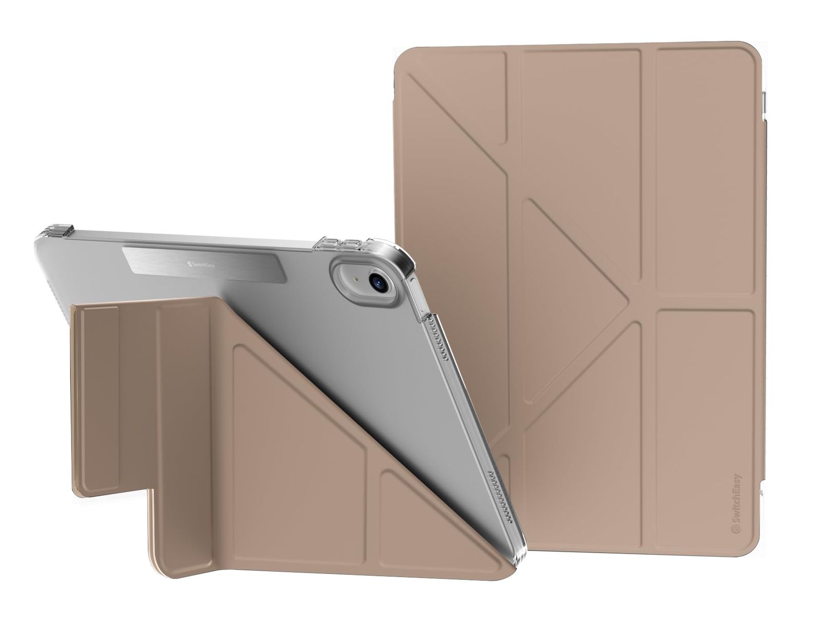 SwitchEasy iPad 11 A16 2025 10.9 対応 ケース 手帳型 レザー 背面 クリア 5WAY スタンド 保護 カバー オートスリープ 対応 iPad10.9 2025年 アイパッド 11インチ 10.9インチ 第10世代