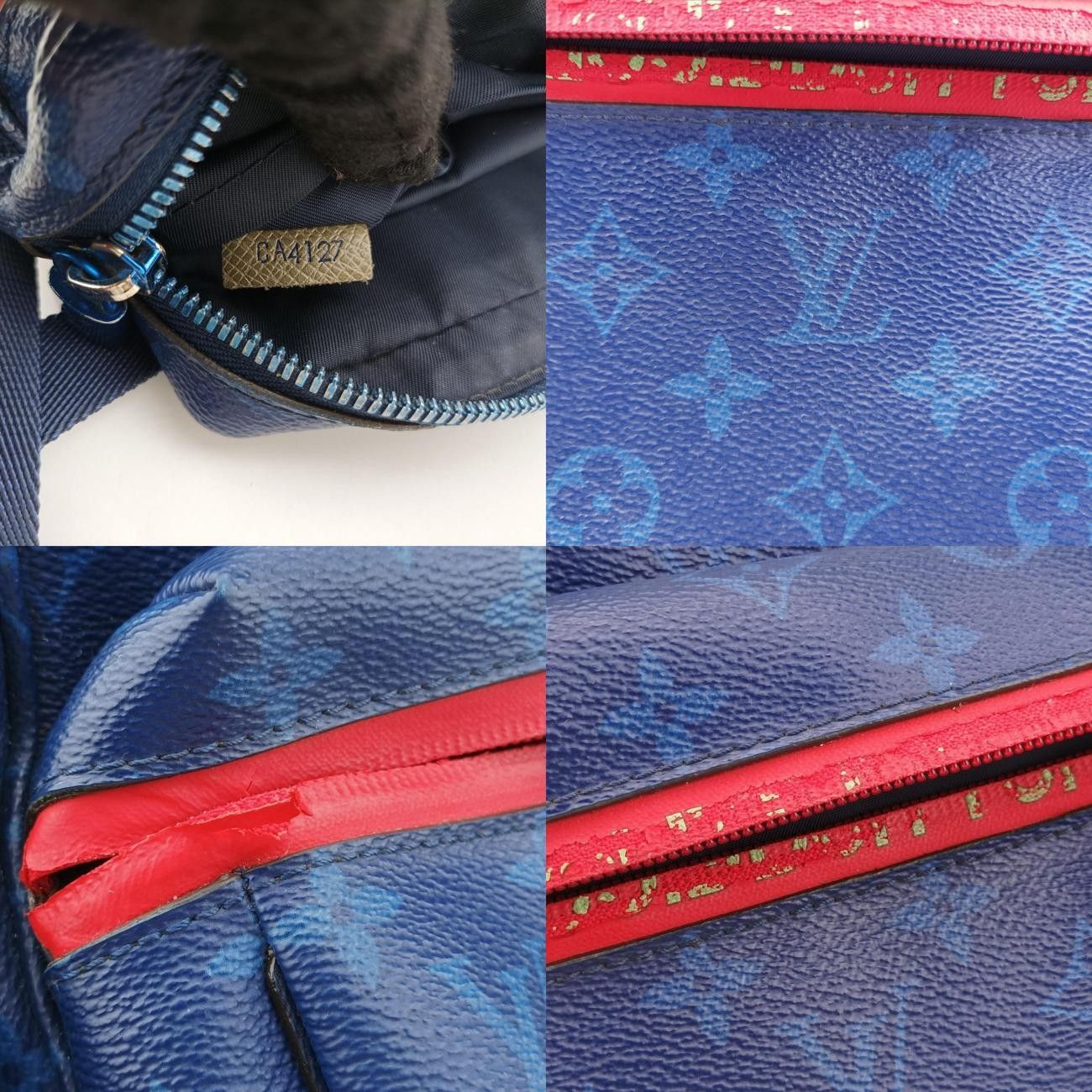 ルイヴィトンLouis VuittonメッセンジャーPMブルーモノグラムキャンバス×レザーM43829CA4127 DECORATOM_COM_BR