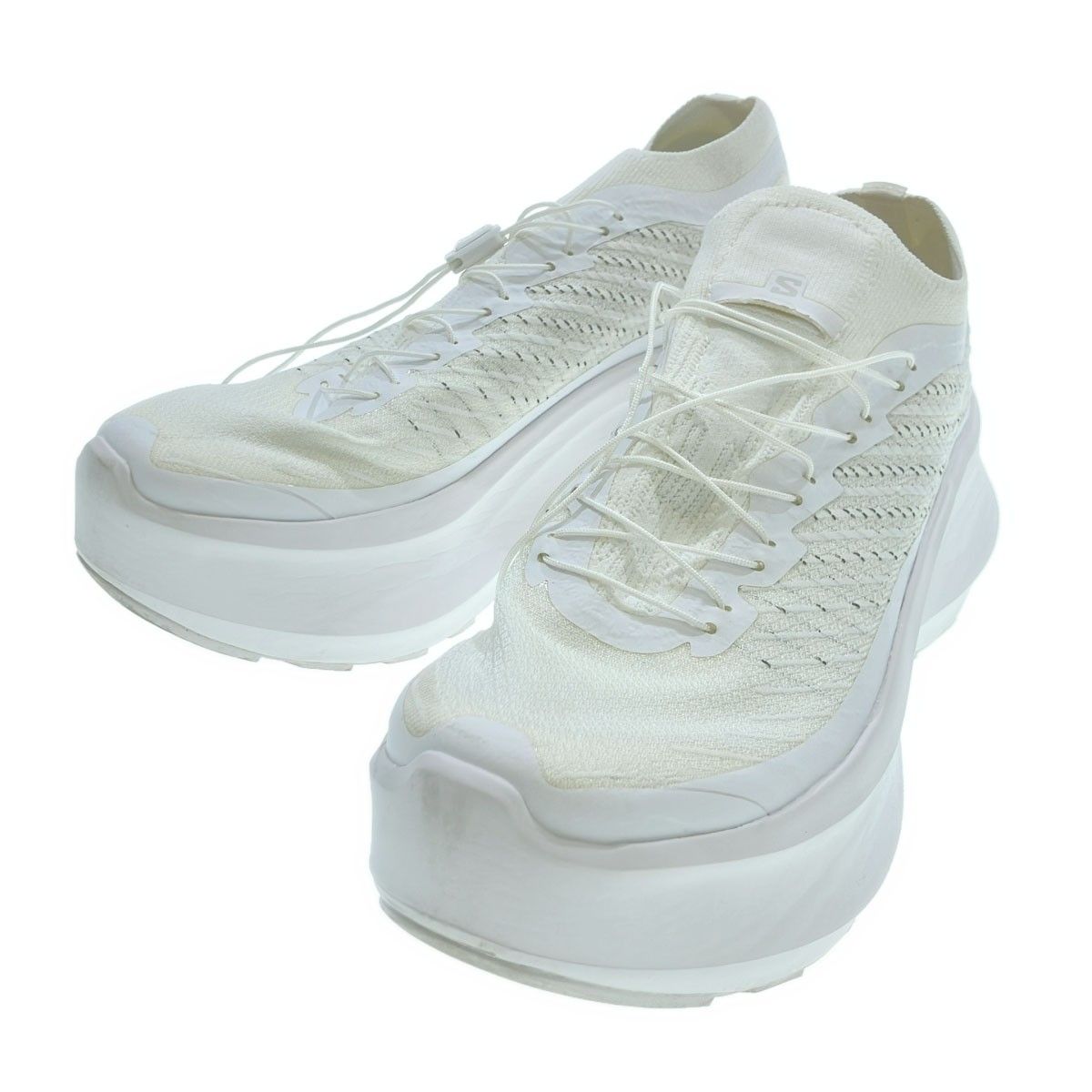 SALOMON×COMME des GARCONS サロモン×コムデギャルソン PULSAR PLATFORM プラットフォームローカットスニーカー 471953 ホワイト 23.5cm