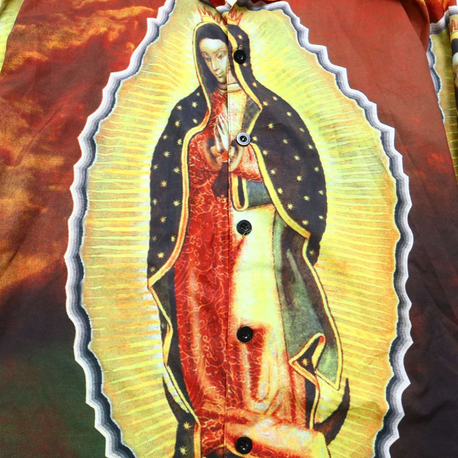 美品！Soe ソーイ個性的！アートプリント柄長袖シャツサイズ0 美品！Soe ソーイ個性的！アートプリント柄長袖シャツサイズ0