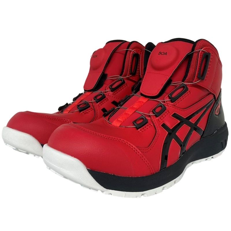 asics アシックス ウィンジョブ CP 304 BOA 安全靴 -600 レッド メンズ