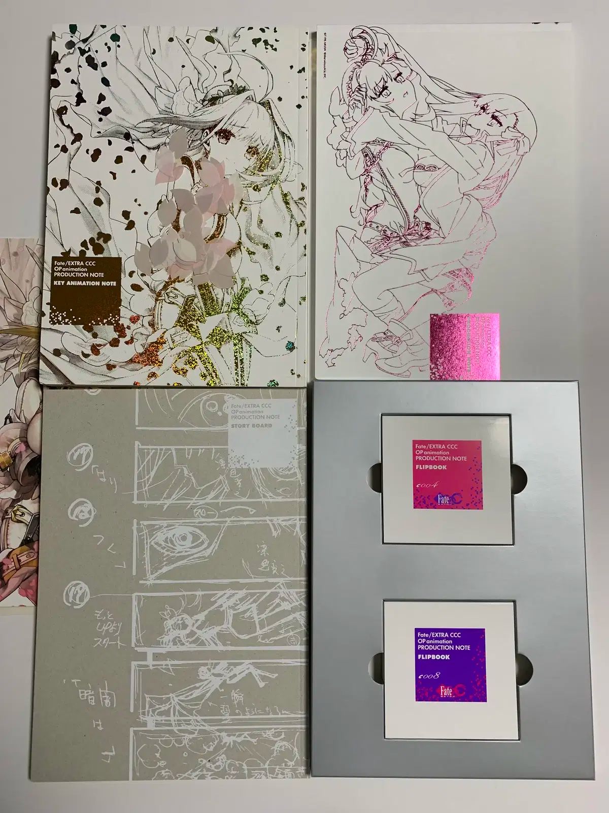 Fate/EXTRA OP annimation PRODUCTION NOTE Labyrinth BOX Fate OP CCC