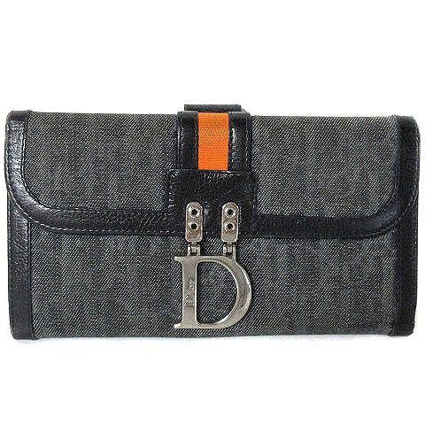 クリスチャンディオール Christian Dior 長財布 二つ折り トロッター 