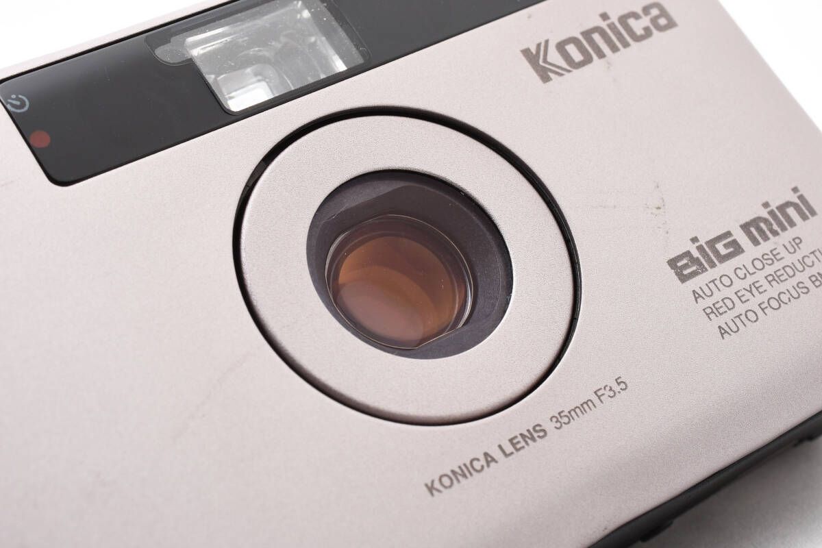 一部訳あり　【美品　ケース付】　Konica Big Mini BM-201 ☆訳あり大特価☆ コニカ KONICA BIG MINI BM-201 #4840 コニカ mini ☆