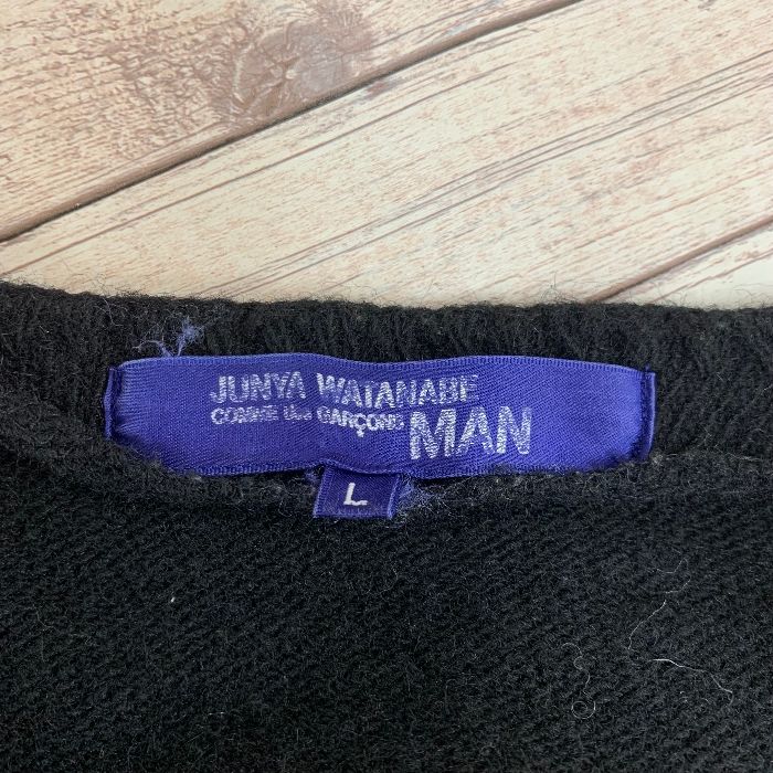 アイ ジュンヤワタナベマン コムデギャルソン ジュンヤマン eye JUNYA WATANABE MAN WK-T020 セーター 長袖 厚手 ブラック 黒 L メンズ