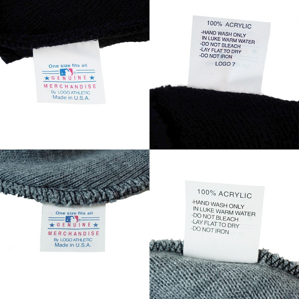 【クリックポスト対応可】 オフィシャル アイテム 男女兼用 ニット帽 INDIANS KNIT BEANIE アメリカ製 インディアンス ニット ビーニー BLACK USA製 メンズ レディース MLB 野球 ストリート スポーツ ロゴ