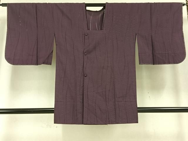 平和屋着物 二部式 道行コート スリーシーズン 春夏秋 塵除け 杢目文 正絹 AABC0345fy