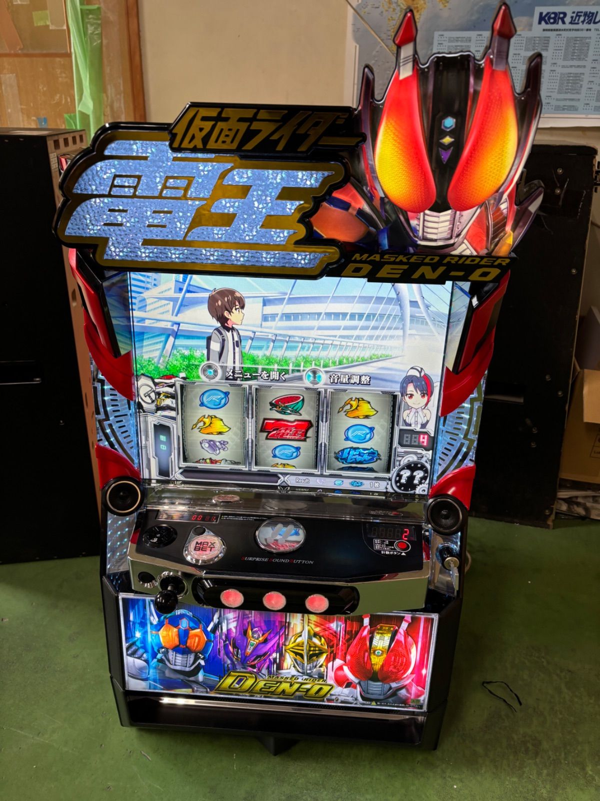 【高橋希❗️】スマスロ実機【Ｌ仮面ライダー電王ＵＤ】スマスロユニット付 スマスロ遊技用ユニット取り付け済み L仮面ライダー電王UD 中古