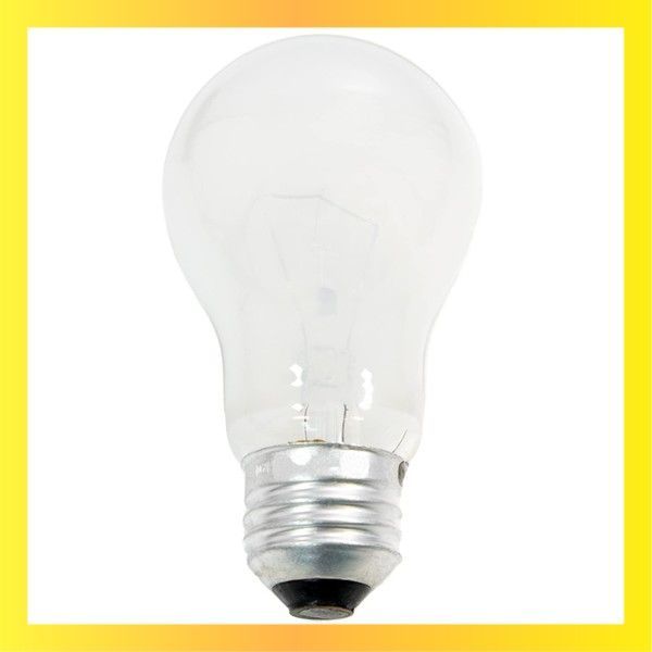 新品送料無料 優しい光 白熱電球 シリカ球 長寿命 タイプ 60W形 定格寿命2，000時間 口金 26mm (E26) 10個