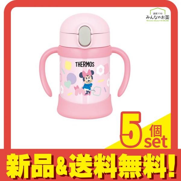 まほうびんのベビーストローマグ ミニー ピンク 250mL 5個セット まとめ売り