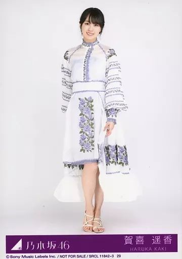 乃木坂46 生写真　賀喜遥香　直筆サイン　ごめんねFingers crossed 賀喜遥香 生写真 乃木坂46 ごめんねfingerの通販 さ(購入の際は