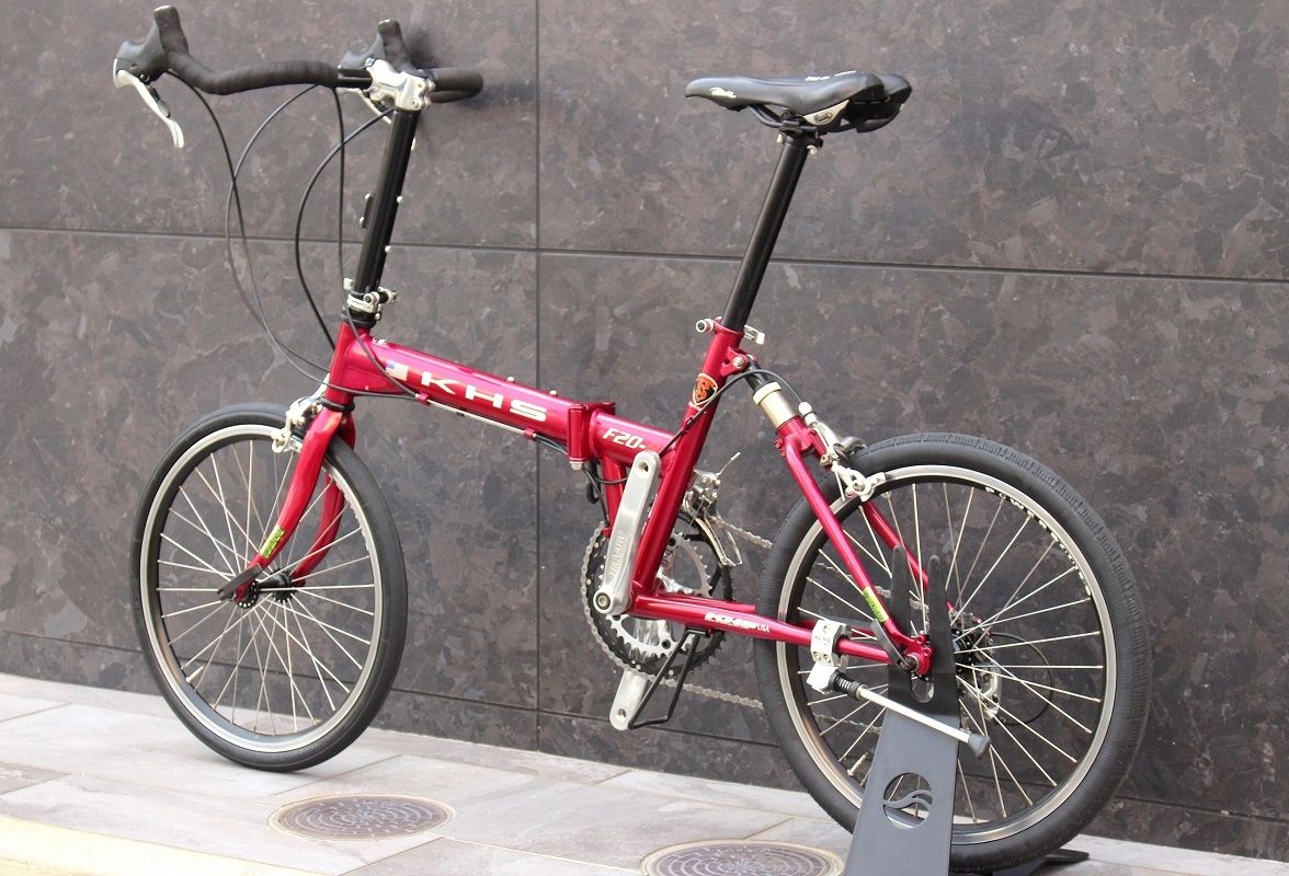 ケーエイチエス KHS F20-R 20インチ ミニベロ クロモリ 折りたたみ