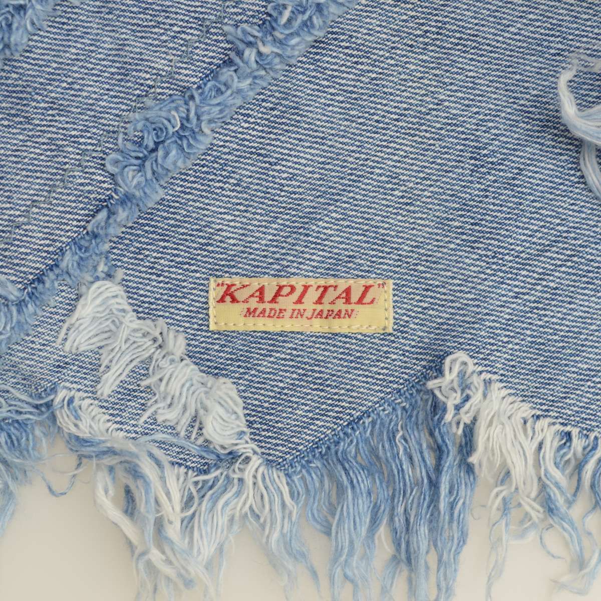 KAPITAL（キャピタル）| ボアスヌード 新品未使用 KAPITAL キャピタル アシュランド ストライプ ボーン