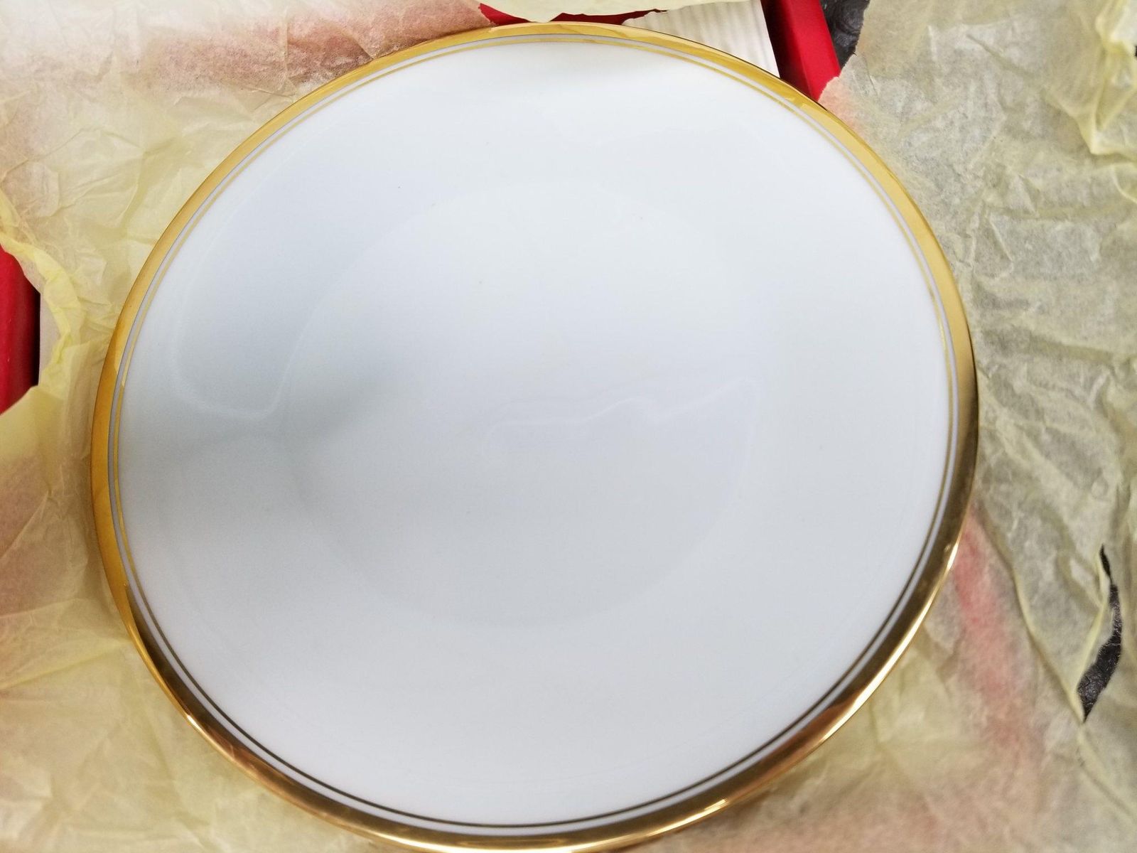 ノリタケチャイナ 白磁 金彩 金縁プレート 洋皿セット A7499A10