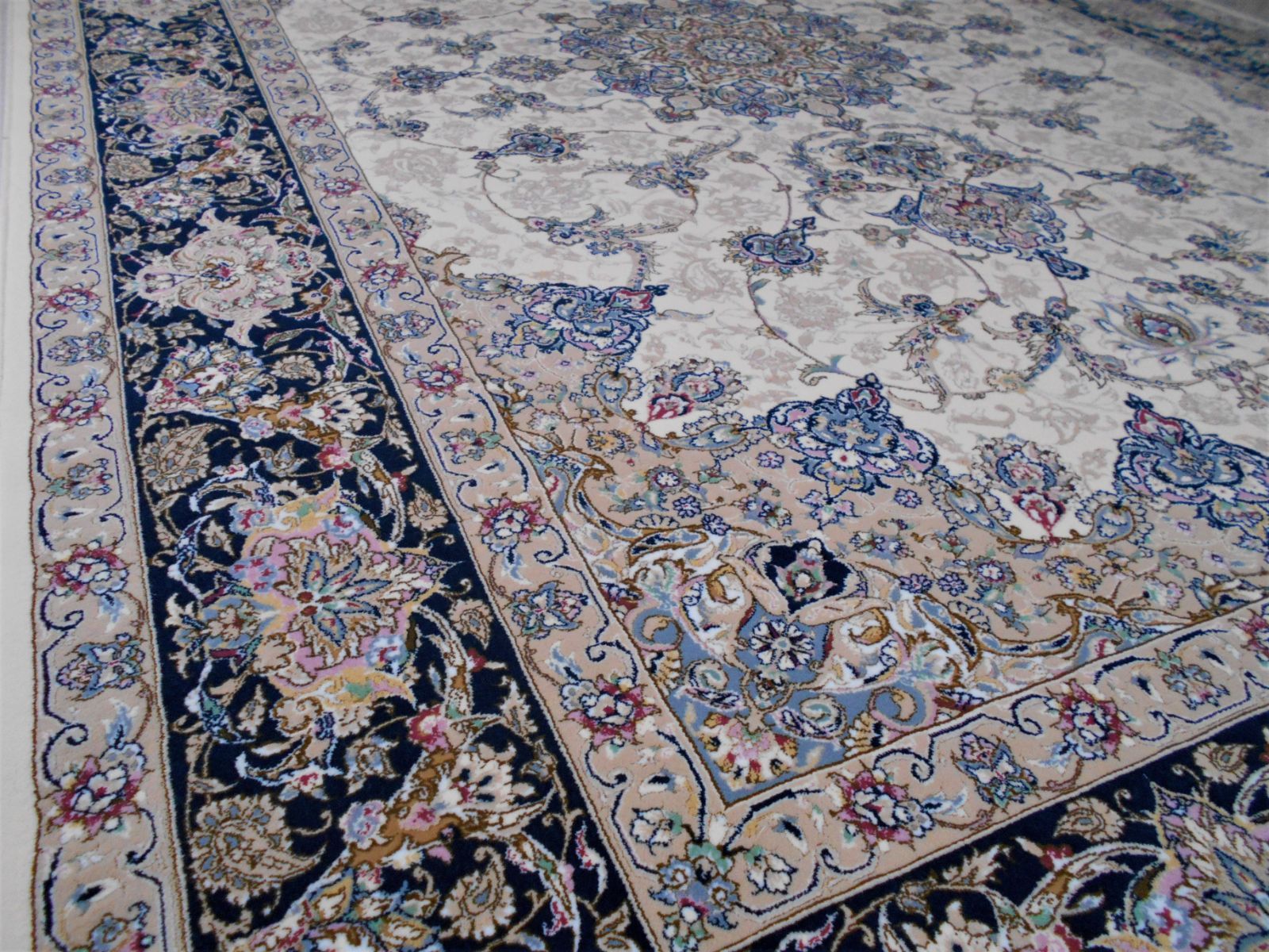 高品質！高密度、輝く！本場イラン産 絨毯！200×250cm‐170001