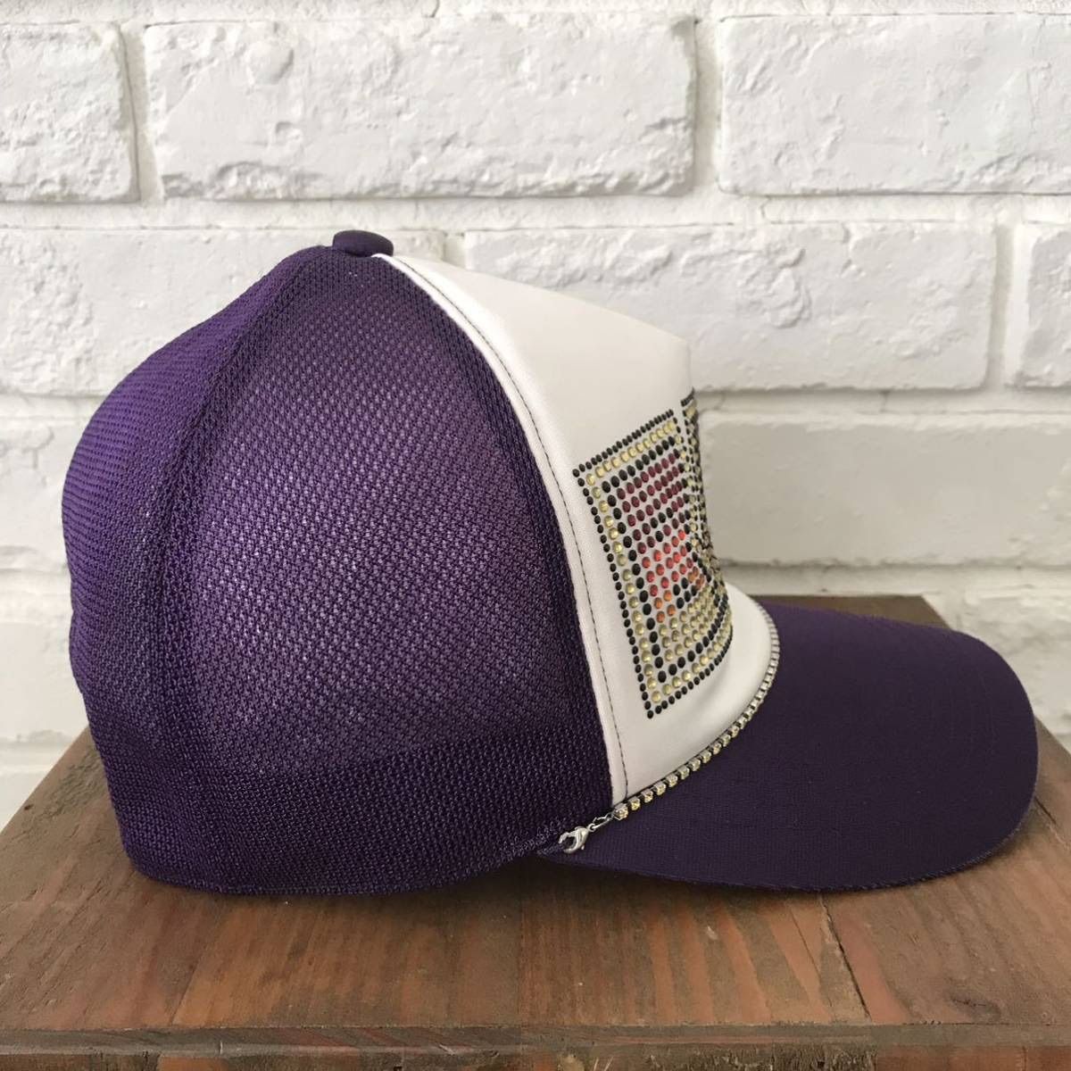 A BATHING APE BAPE ベイプ APEE キャップ スワロフスキー BAPE STA スワロフスキー キャップ a bathing ape bapesta