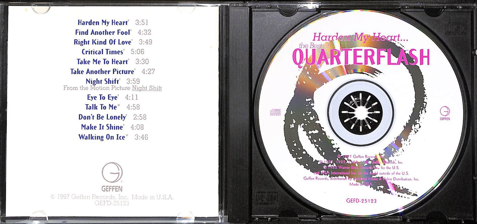 CD】Quarterflash Harden My Heart... The Best Of Quarterflash