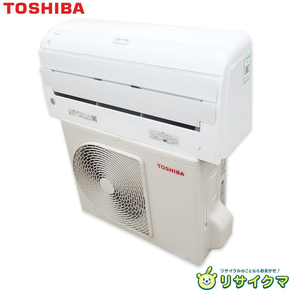中古】M▽東芝 ルームエアコン 2022年 2.2kw ～8畳 大清快