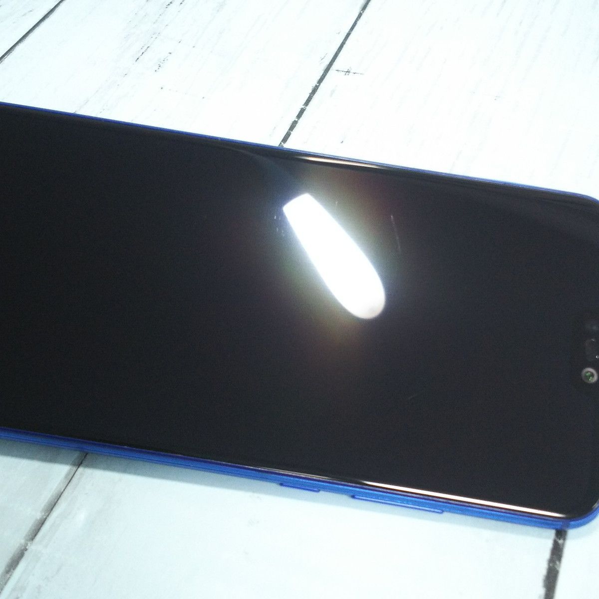 Huawei au P20 lite HWV32 Klein Blue 本体 白ロム SIMロック解除済み 