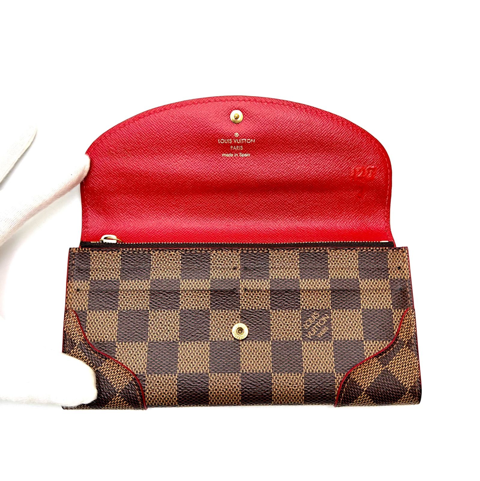 ルイヴィトン ダミエ ポルトフォイユカイサ 財布 LOUIS VUITTON ルイ
