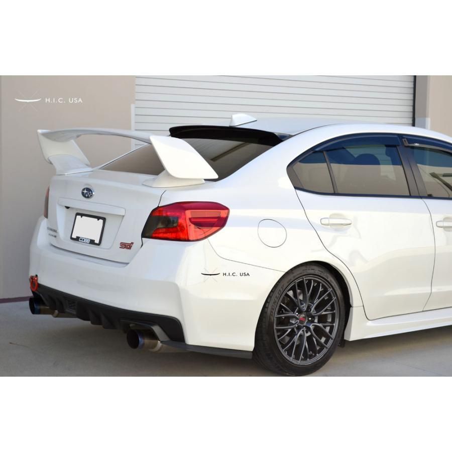 HIC製 VAG VAB WRX S4 STI リア ルーフバイザー スモーク 検 4ドア セダン ルーフ スポイラー ルーフ ウィンドウ バイザー USDM HIC 直輸入