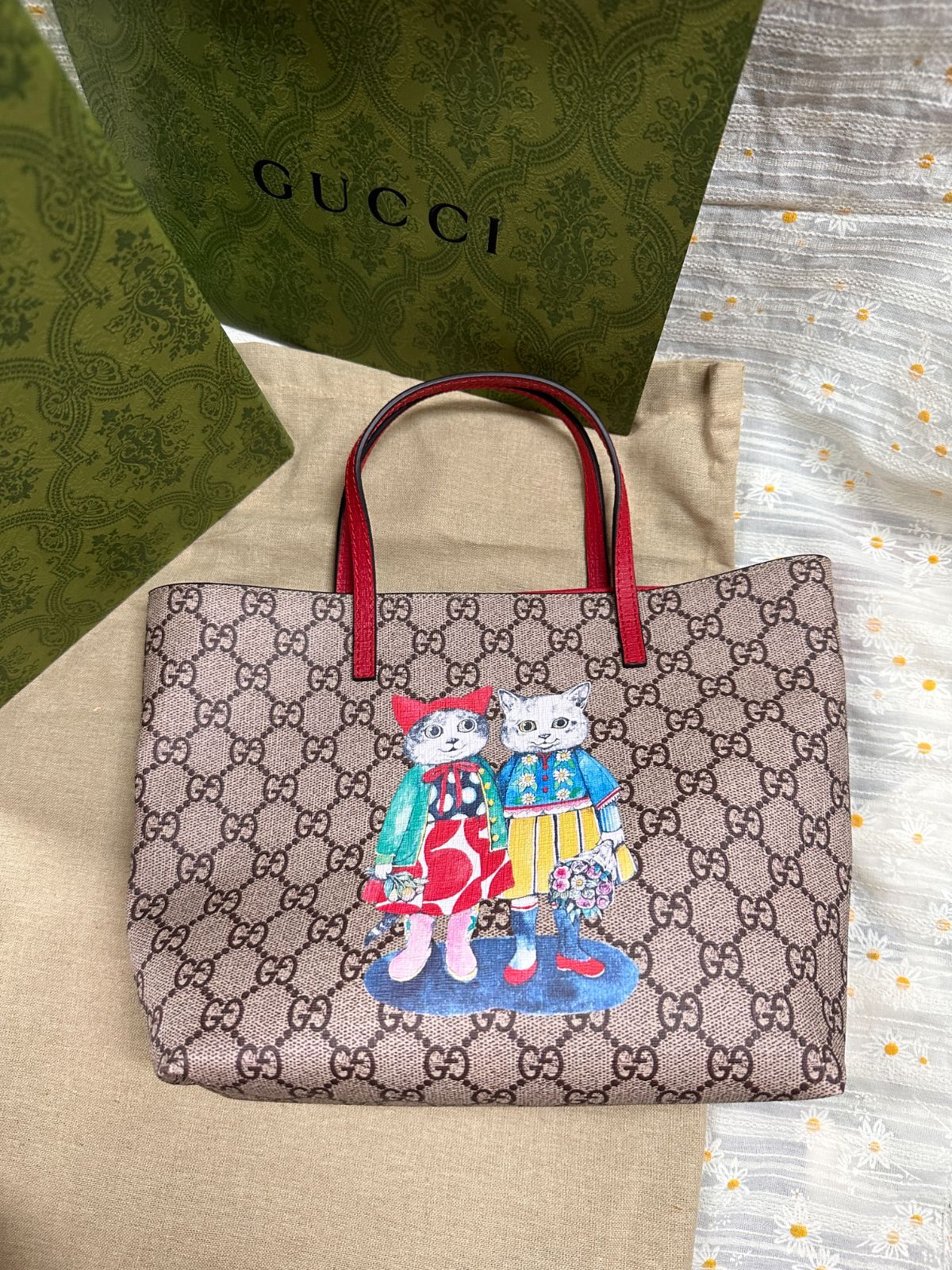 即購入不可!!GUCCI×ヒグチユウコ ミニ トート バッグ チルドレンズ 