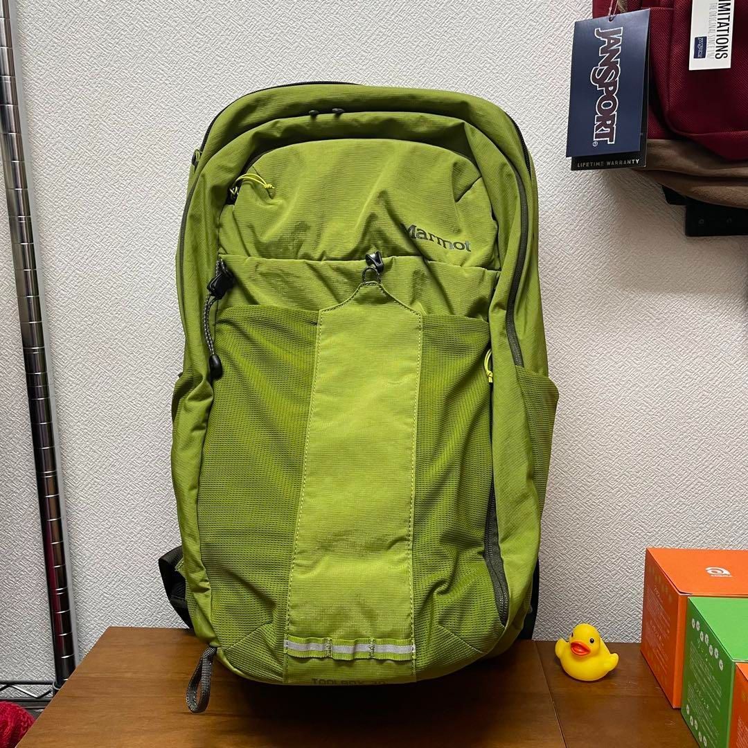 美品 Marmot マーモット リュック バックパック グリーン TOOL BOX30 容量◎ 通勤 登山OK 39170 - メルカリ