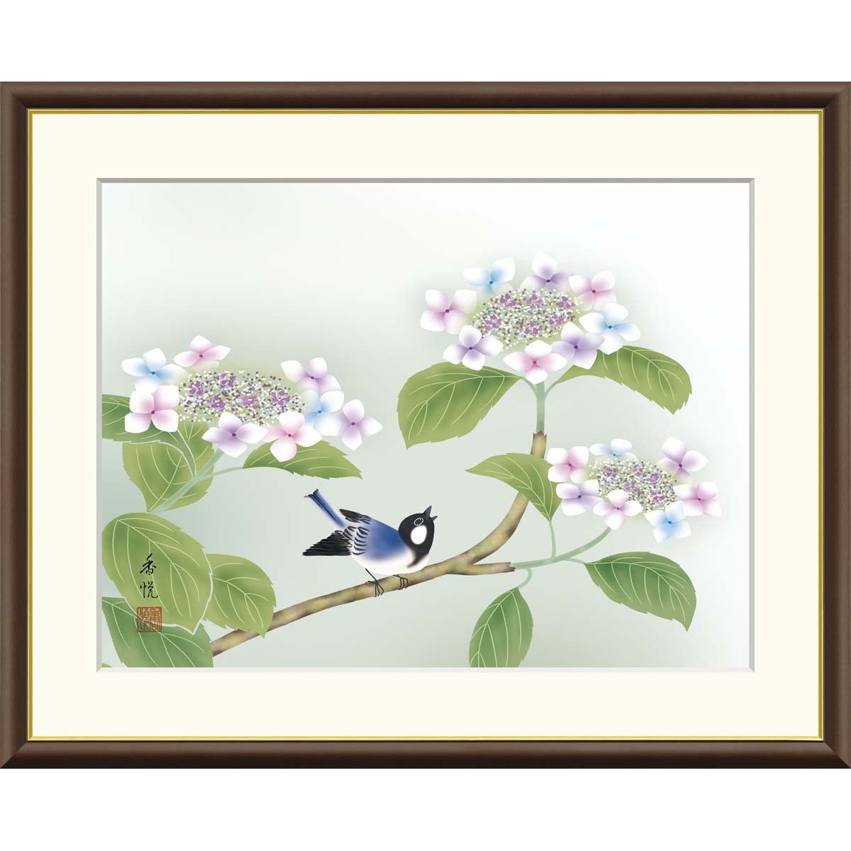 Natural＊ラナンキュラスとミモザの夏リース☆ドライフラワーリース