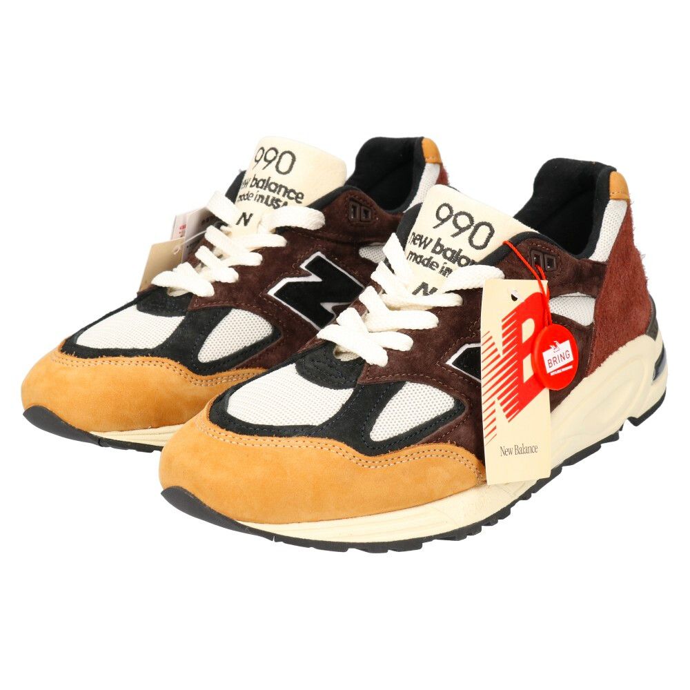 New Balance (ニューバランス) M990BB2 990V2 Brown and Tan ブラウン