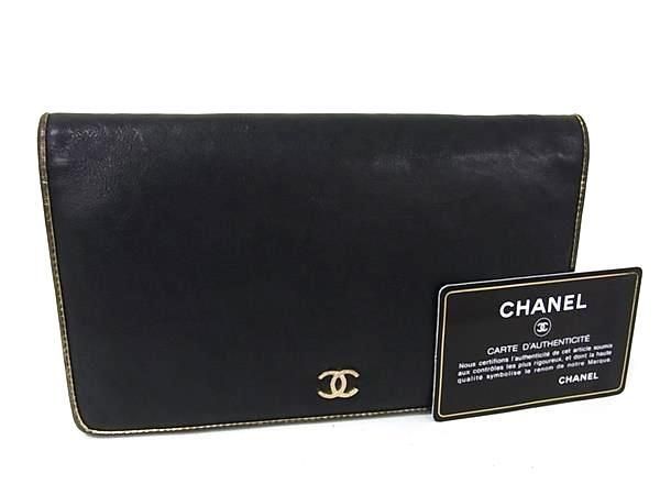 CHANEL シャネル 財布 セブルガ - ブラック ブラック ユニセックス  