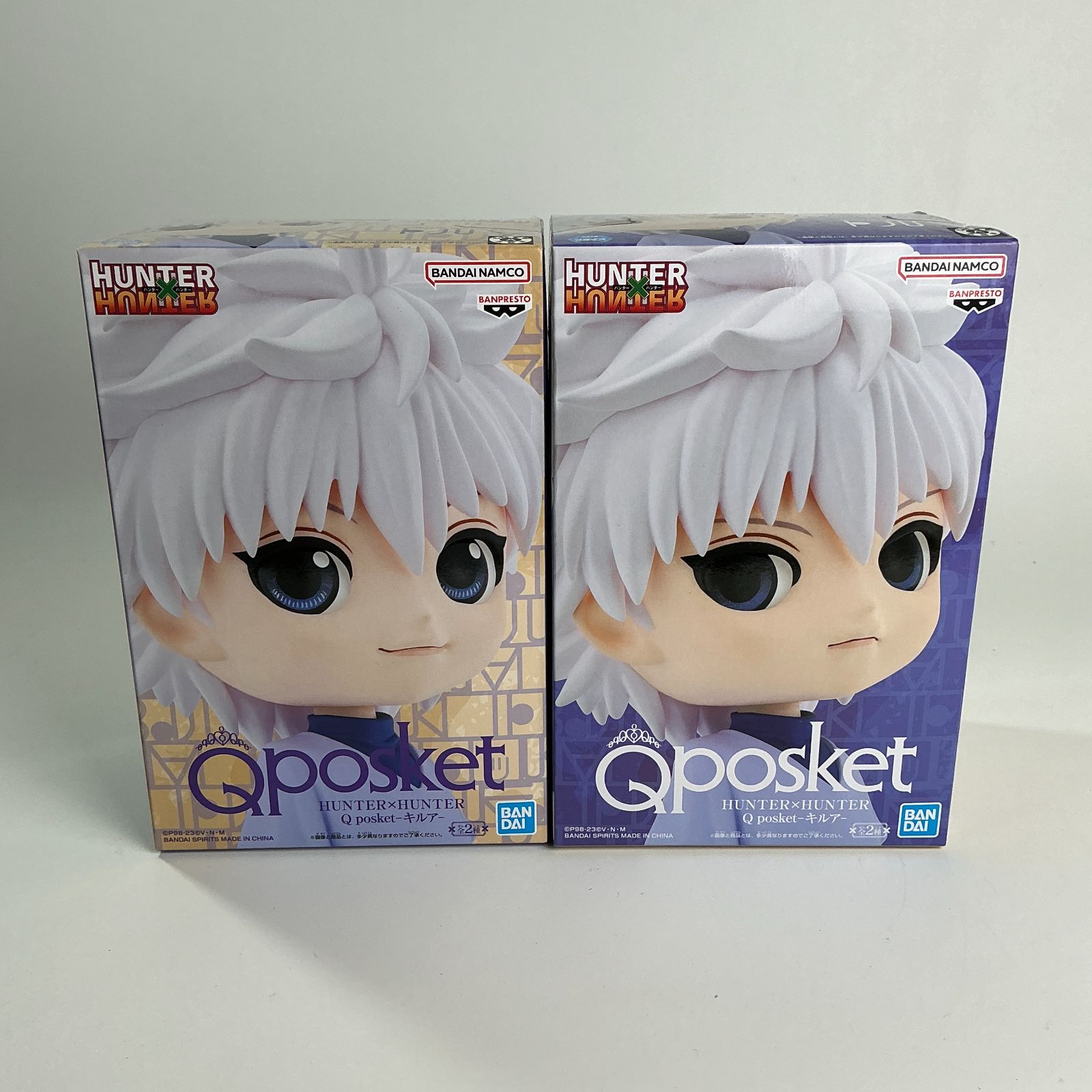 HUNTER×HUNTER Q posket キルア 全2種セット AB Qposket ハンター×ハンター ハンターハンター ノーマル レア  プライズ フィギュア 新品未開封 - メルカリ