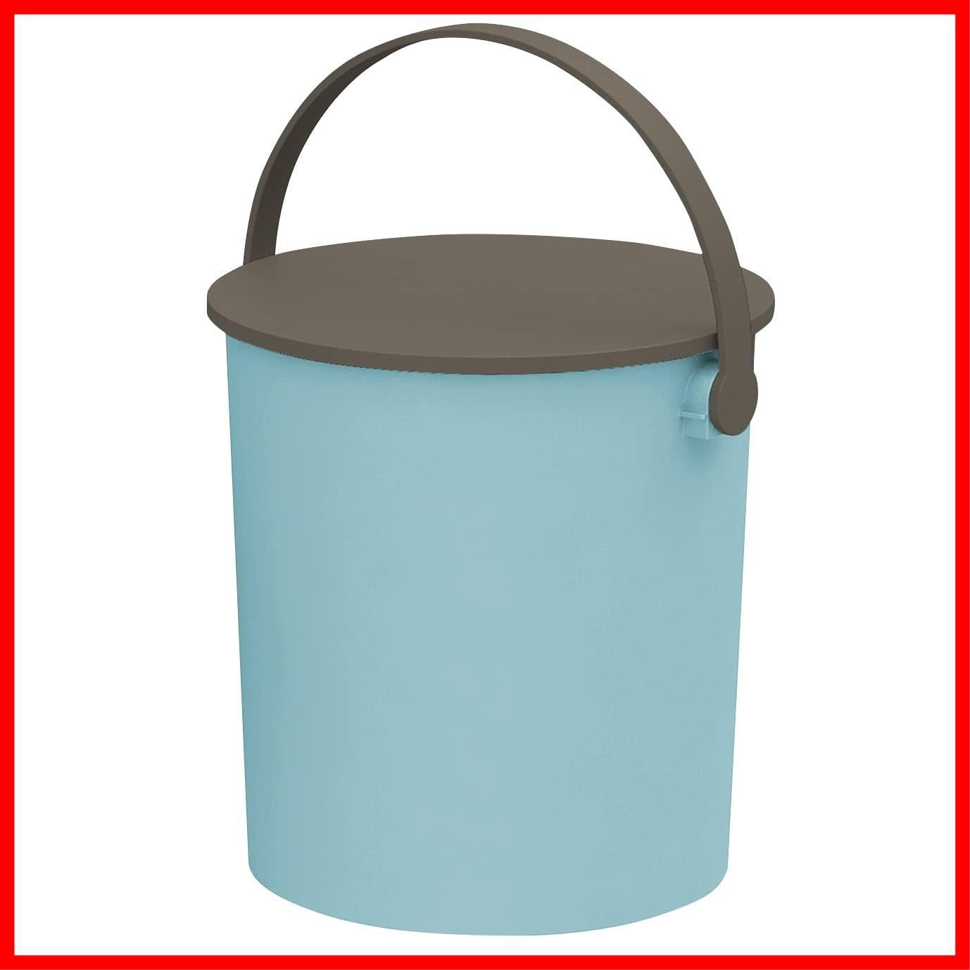 【人気商品】20L ブルー/ブラウン 日本製 限定カラー インテリア雑貨 おもちゃ収納 フェルマー アウトドア 座れるバケツ 防災収納 耐荷重150kg JEJアステージ 幅37×奥行33.5×高さ33.6cm